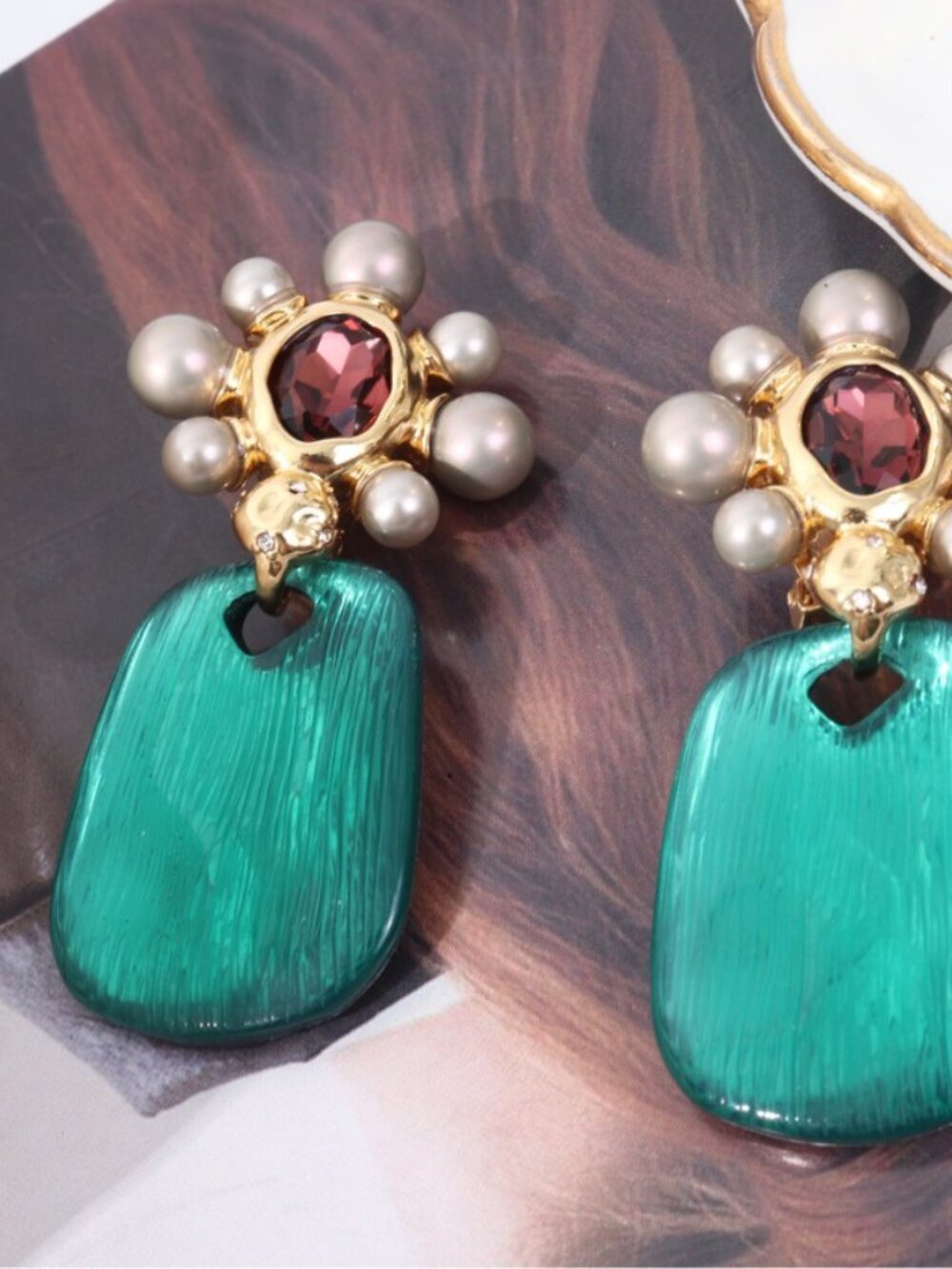 Alexis Bittar Lucite Stud Earrings - Picture 3 of 4